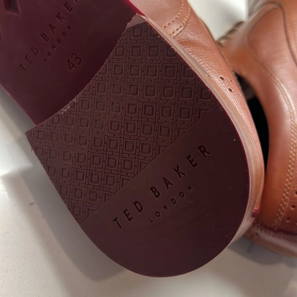 Ted Baker Men's Tan‎ Quidion Oxford Shoe Size 10 New